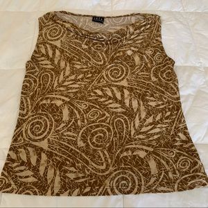 JKLA Ladies Sleeveless/Cowl Neck Blouse